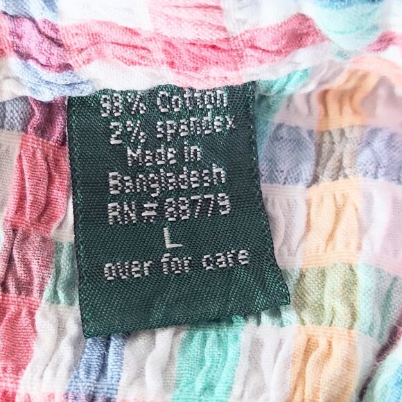 Lemon Grass Studio Womens Size Large Sleeveless Plaid Button Down Top - Picture 10 of 11